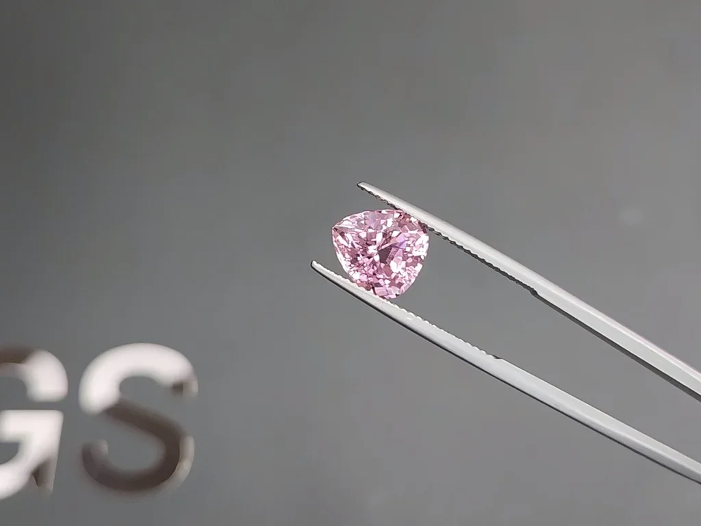 Baby Pink tourmaline in pear cut 3.04 carats, Afghanistan Image №3