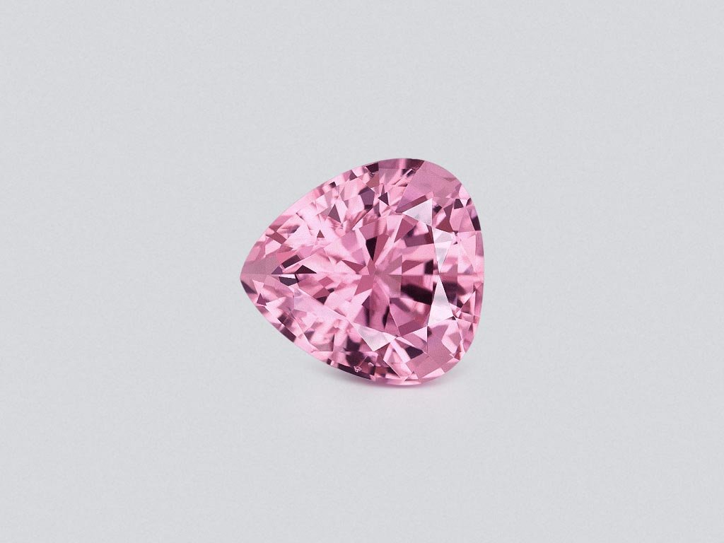 Baby Pink tourmaline in pear cut 3.04 carats, Afghanistan Image №1