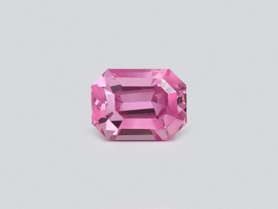 Unheated Baby Pink sapphire in octagon cut 2.07 carats, Madagascar photo