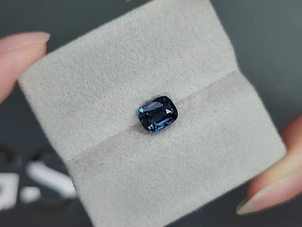 Cobalt blue spinel in cushion cut 2.05 carats, Tanzaniats,  Image №4