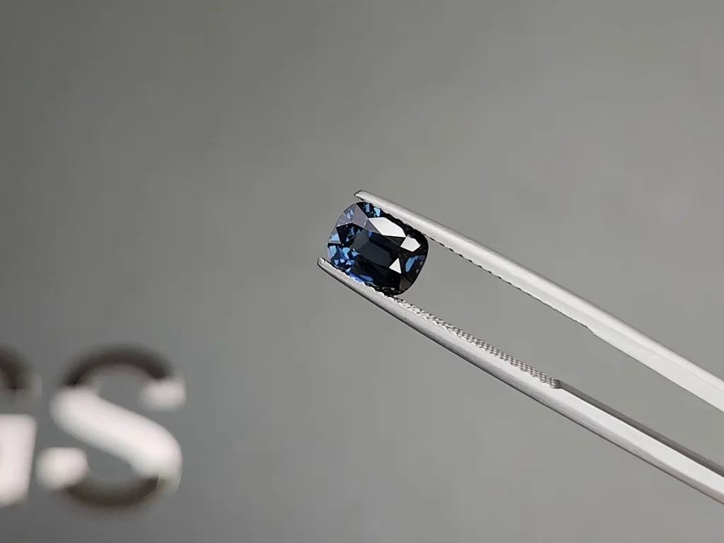 Cobalt blue spinel in cushion cut 2.05 carats, Tanzaniats,  Image №3
