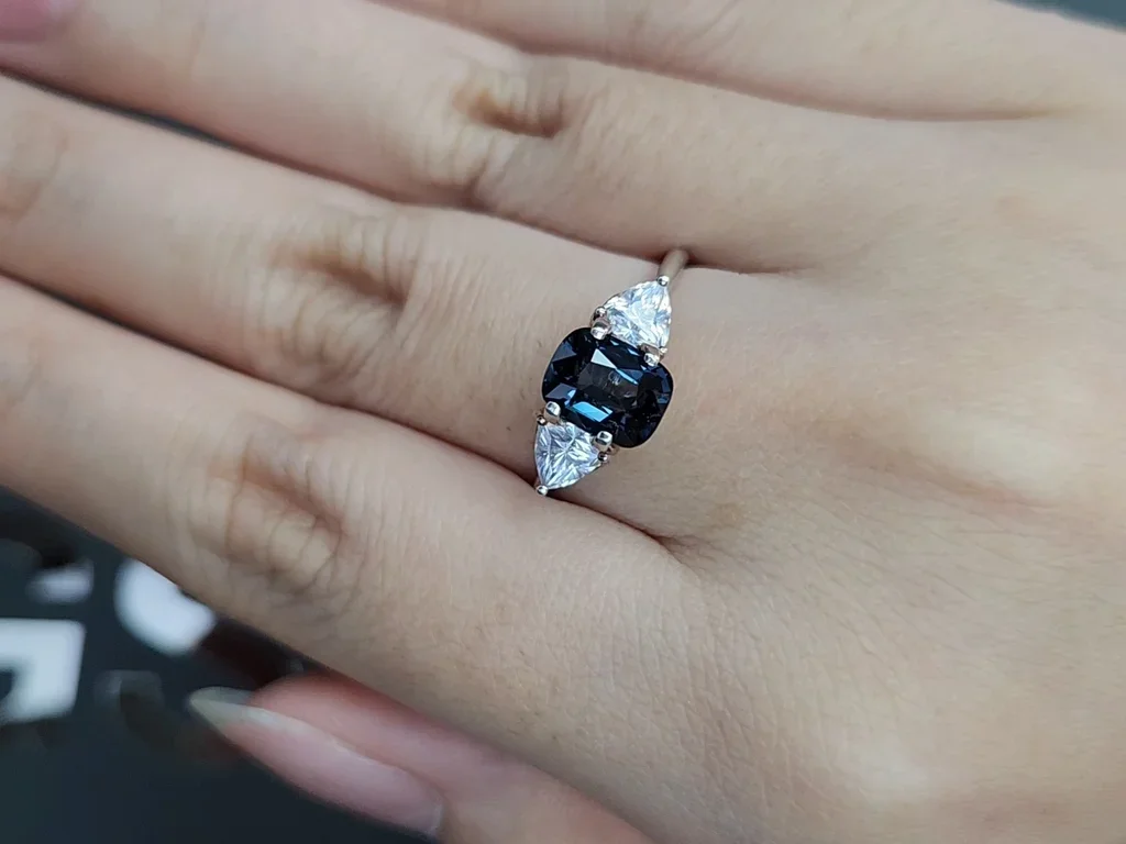 Cobalt blue spinel in cushion cut 2.05 carats, Tanzaniats,  Image №5