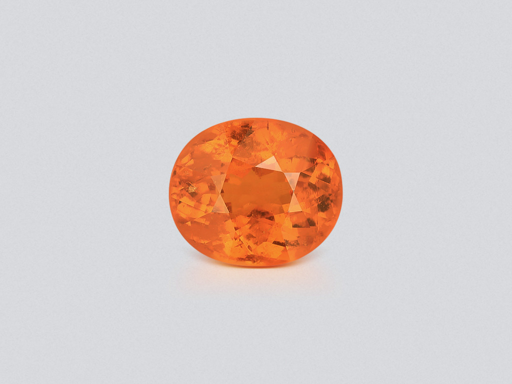 Spessartite garnet  mandarin oval cut 10.12 carats, Africa Image №1