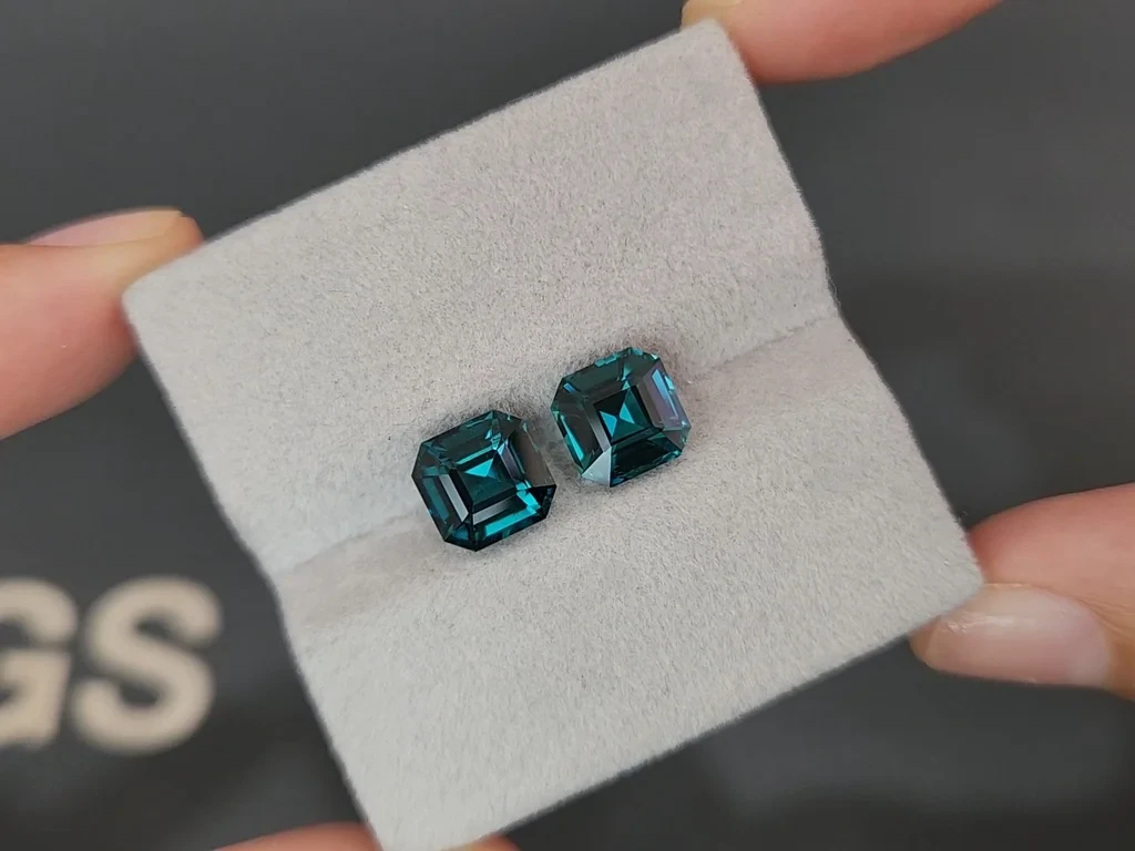 Pair of tourmalines octagon cut 5.17 carats, Afghanistan Image №4