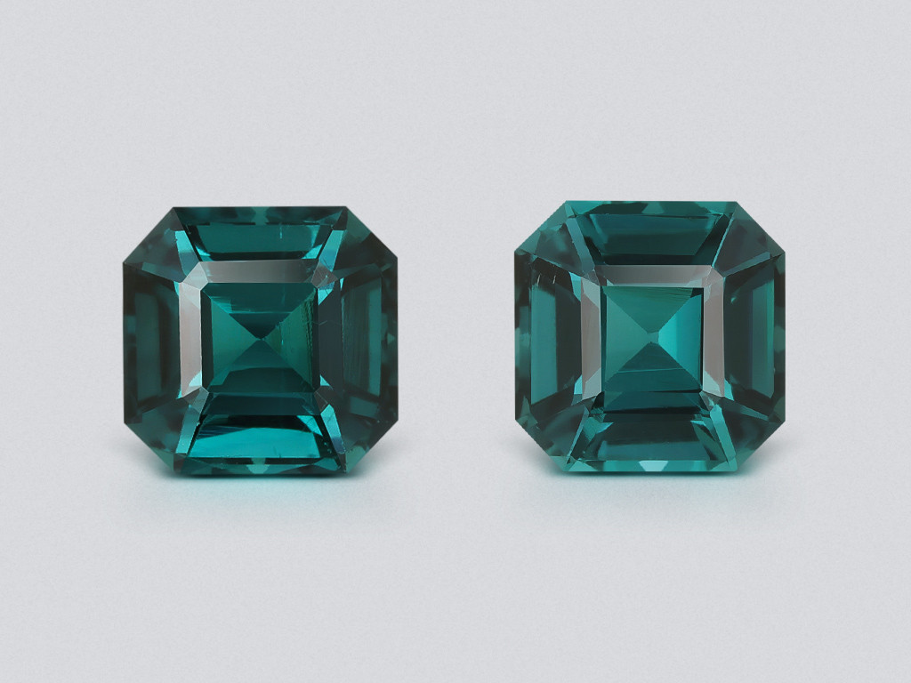 Pair of tourmalines octagon cut 5.17 carats, Afghanistan Image №1