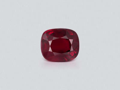 Unheated ruby Pigeon’s blood cushion cut 4.01 carats, Mozambique photo