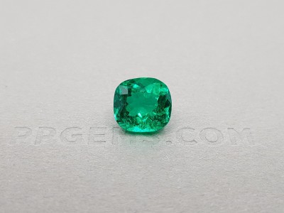 Muzo Green emerald cushion cut 3.60 ct, Colombia (GRS) photo