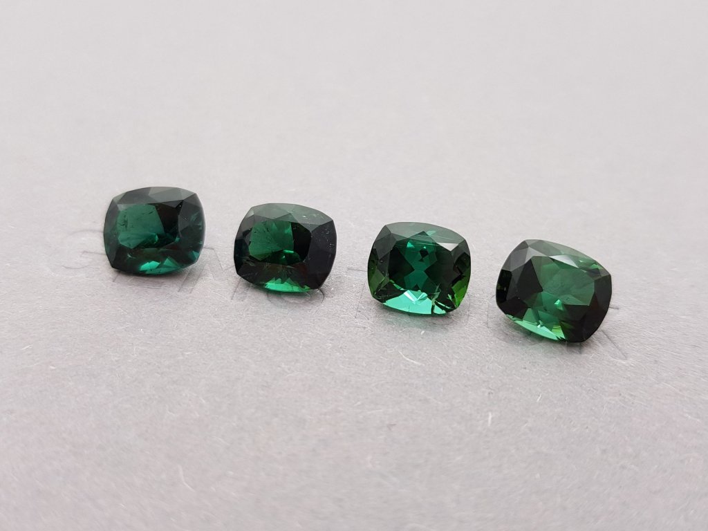 Indicolite set 10.45 ct Image №4