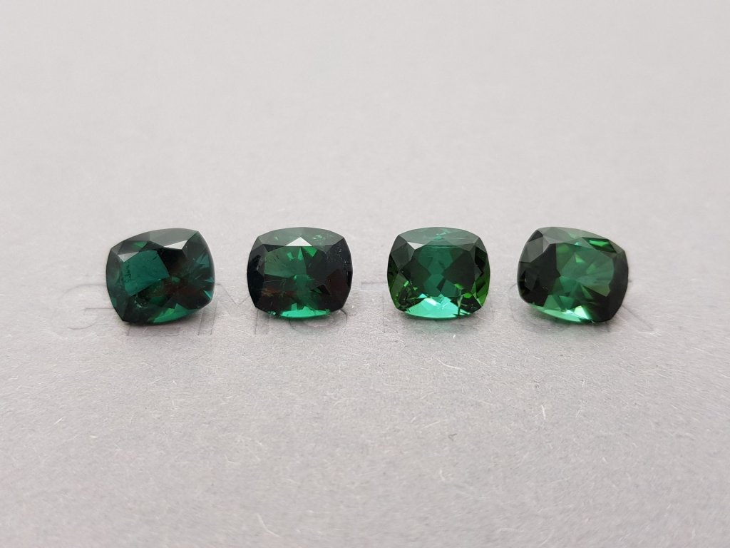Indicolite set 10.45 ct Image №2