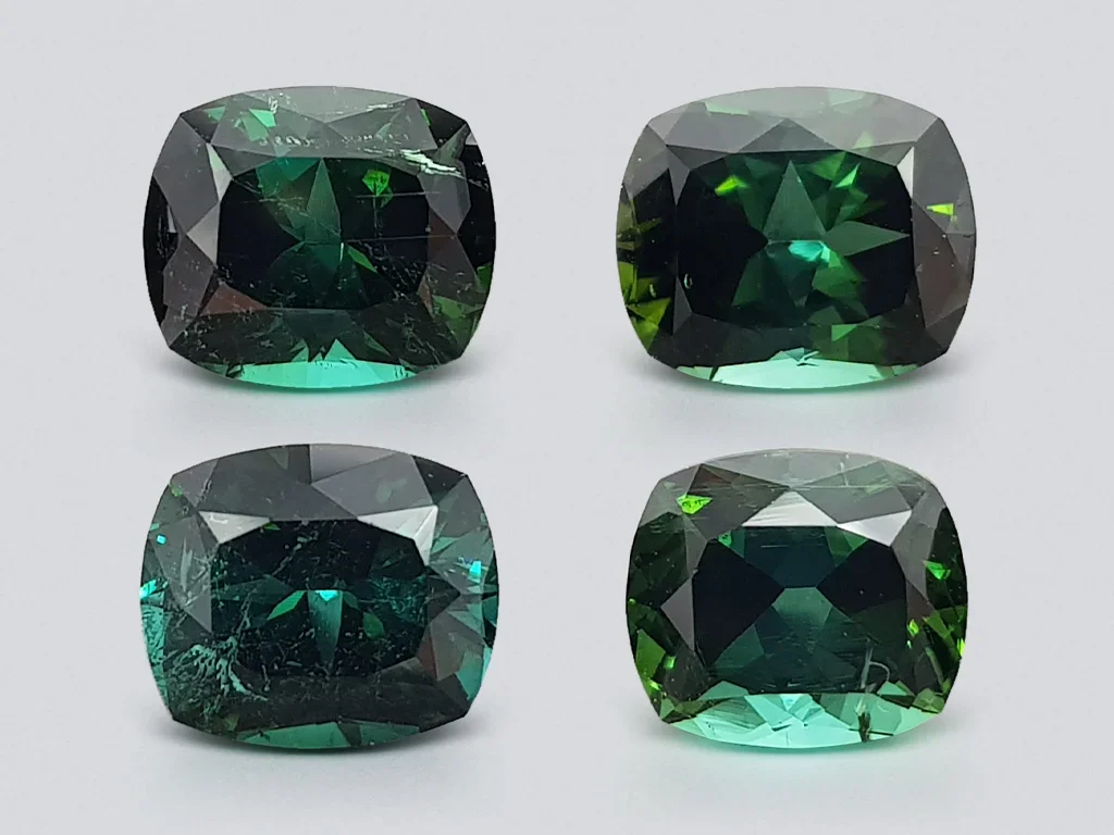 Indicolite set 10.45 ct Image №1