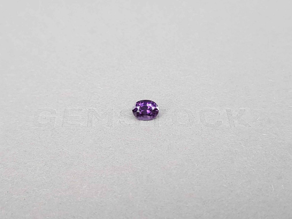 Untreated vivid sapphire oval cut 0.78 ct, Madagascar Image №1
