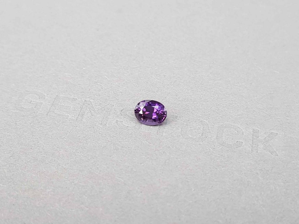 Untreated vivid sapphire oval cut 0.78 ct, Madagascar Image №3