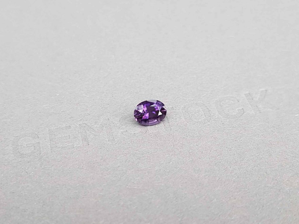Untreated vivid sapphire oval cut 0.78 ct, Madagascar Image №2