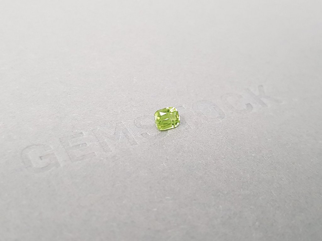Cushion cut tsavorite garnet 0.41 ct, Africa Image №3