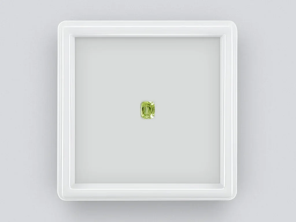 Cushion cut tsavorite garnet 0.41 ct, Africa Image №1