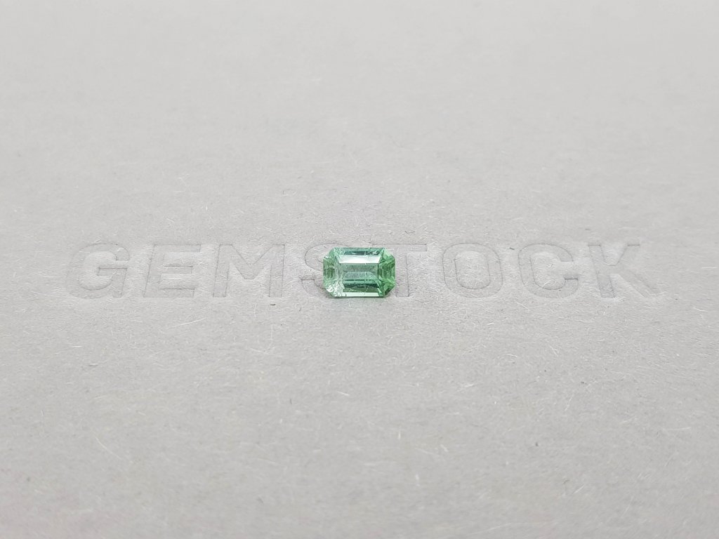 Light green octagon tourmaline 0.56 ct, Afghanistan Image №1