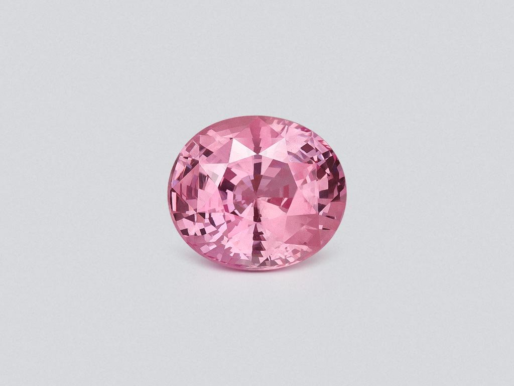 Unheated Baby pink sapphire in oval cut 2.06 carats, Madagascar Image №1