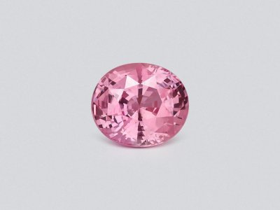 Unheated Baby pink sapphire in oval cut 2.06 carats, Madagascar photo