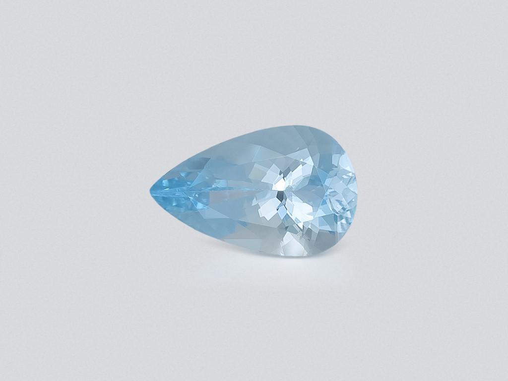 Aquamarine pear cut 2.89 carats, Madagascar Image №1