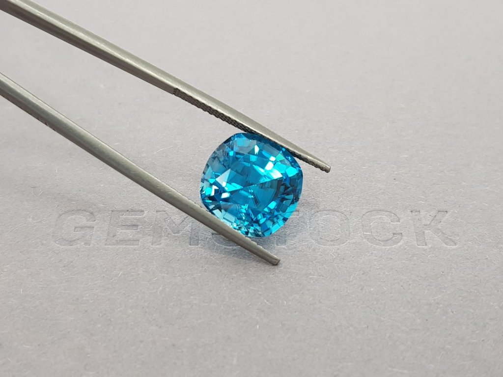 Cambodian blue zircon 12.61 ct Image №4