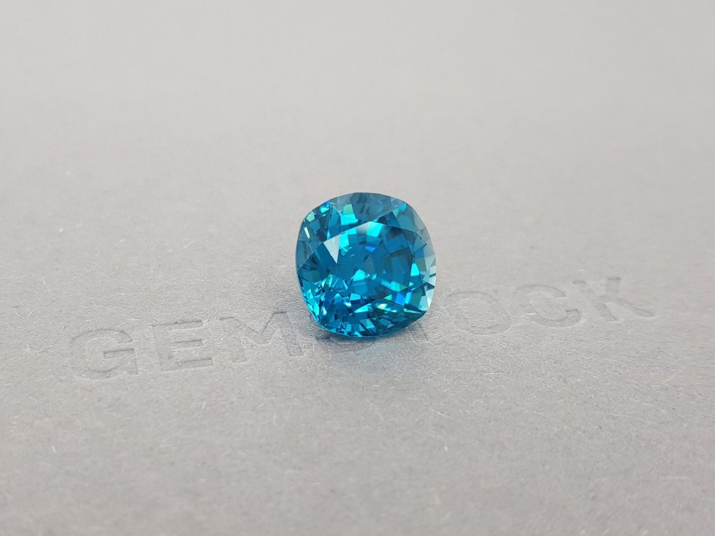 Cambodian blue zircon 12.61 ct Image №2