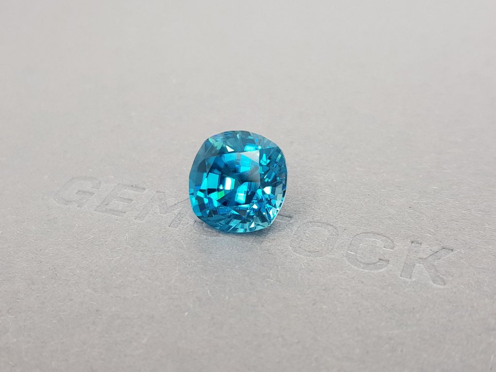 Cambodian blue zircon 12.61 ct Image №3