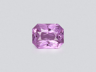 Unheated pink sapphire radiant cut 1.55 carats, Madagascar photo