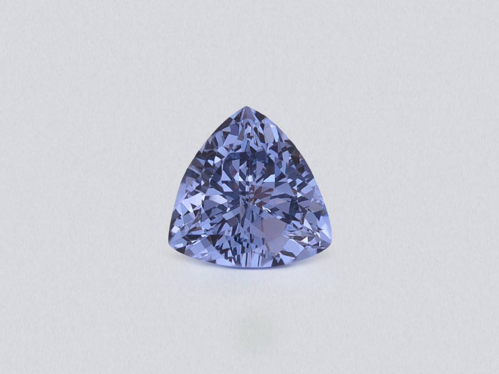 Gray blue spine trillion cut 0.50 carats, Tanzania Image №1