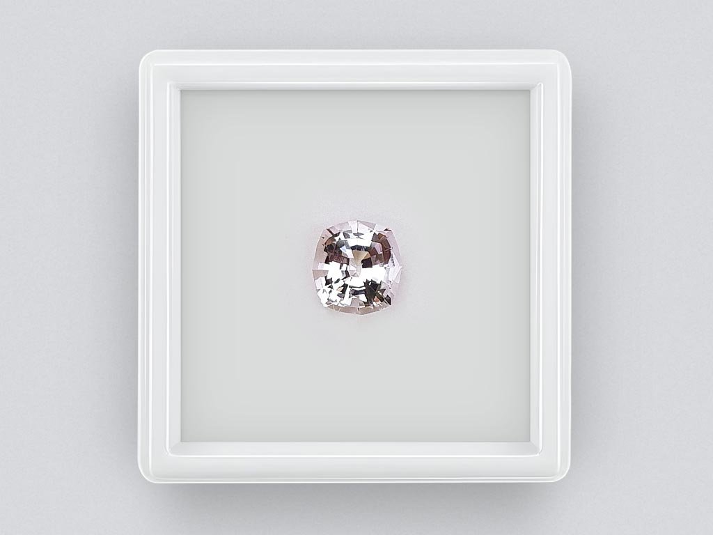 African light pink cushion cut morganite 1.53 ct Image №1