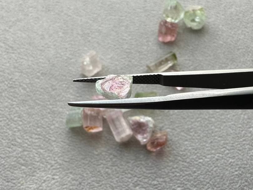 Lot #1 Raw Tourmalines from Afghanistan 53.98 ct 15 pcs Image №9