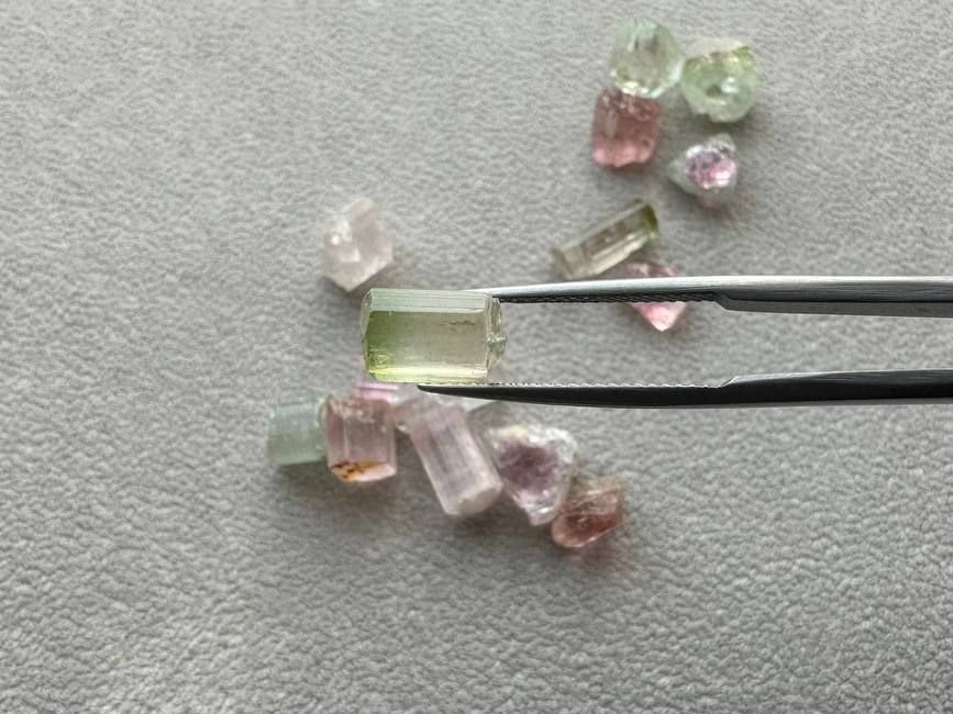 Lot #1 Raw Tourmalines from Afghanistan 53.98 ct 15 pcs Image №10