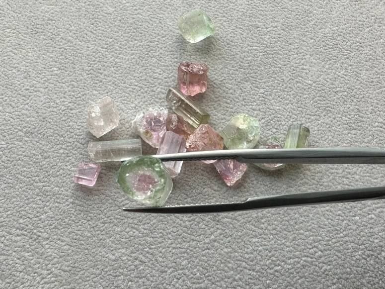 Lot #1 Raw Tourmalines from Afghanistan 53.98 ct 15 pcs Image №14