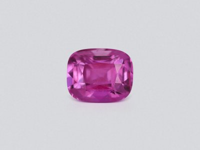 Unheated vivid pink sapphire in cushion cut 2.54 carats, Sri Lanka photo