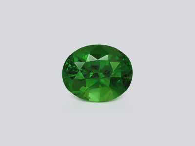 Green tsavorite oval cut 1.50 carats, Tanzania  photo