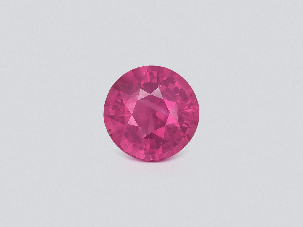 Mahenge spinel  rutile silk effect round cut 10.57 carats, Tanzania Image №1