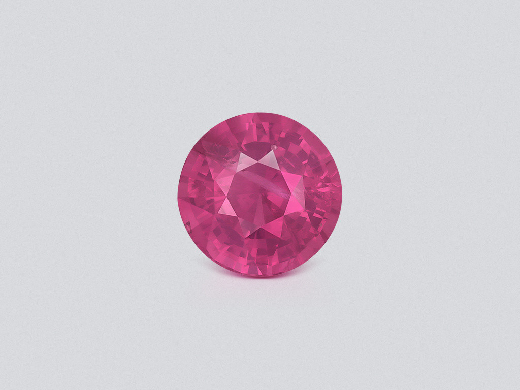 Mahenge spinel  rutile silk effect round cut 10.57 carats, Tanzania Image №1