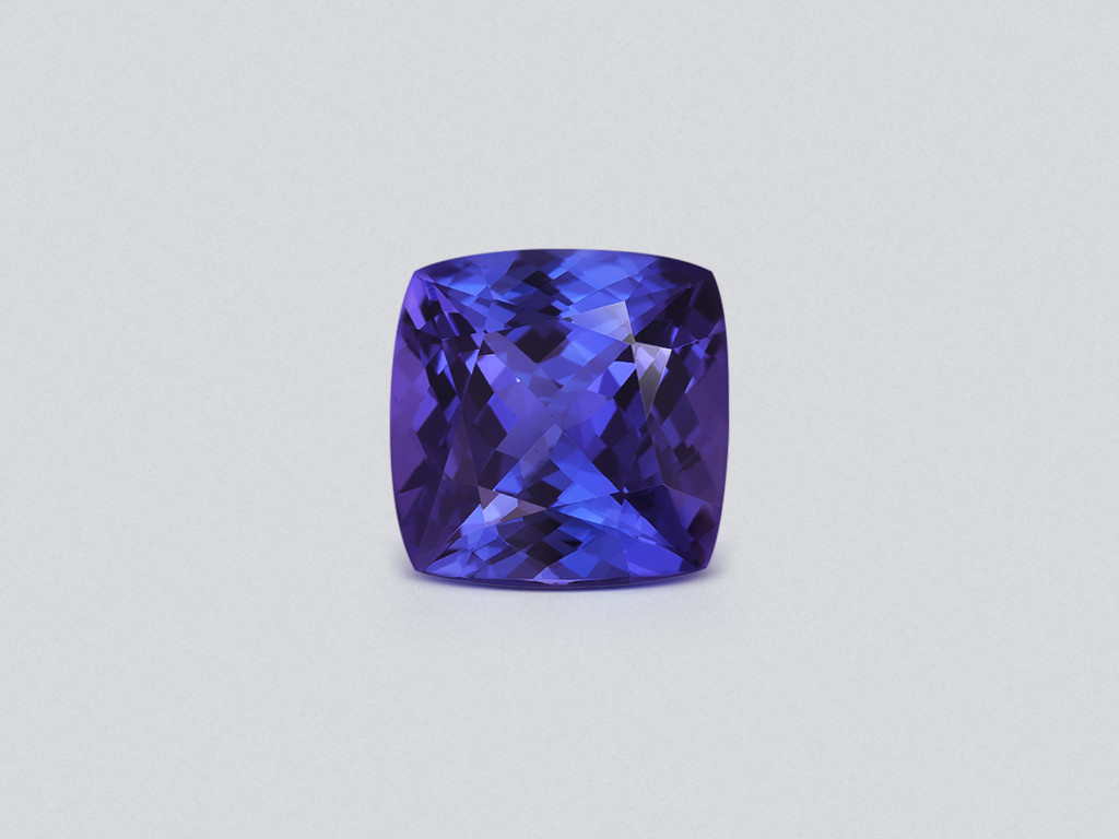 Tanzanite cushion cut 7.51 carats, Tanzania Image №1
