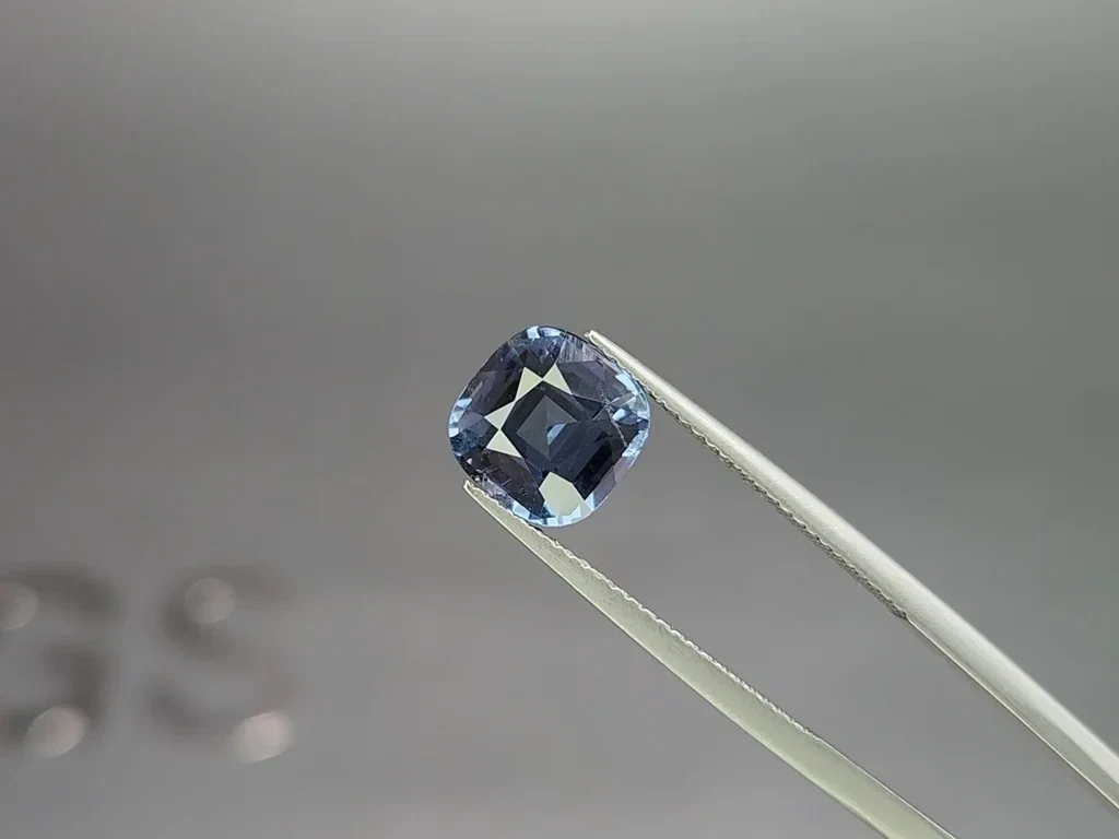 Cobalt spinel cushion cut 3.19 carats, Tanzania Image №3