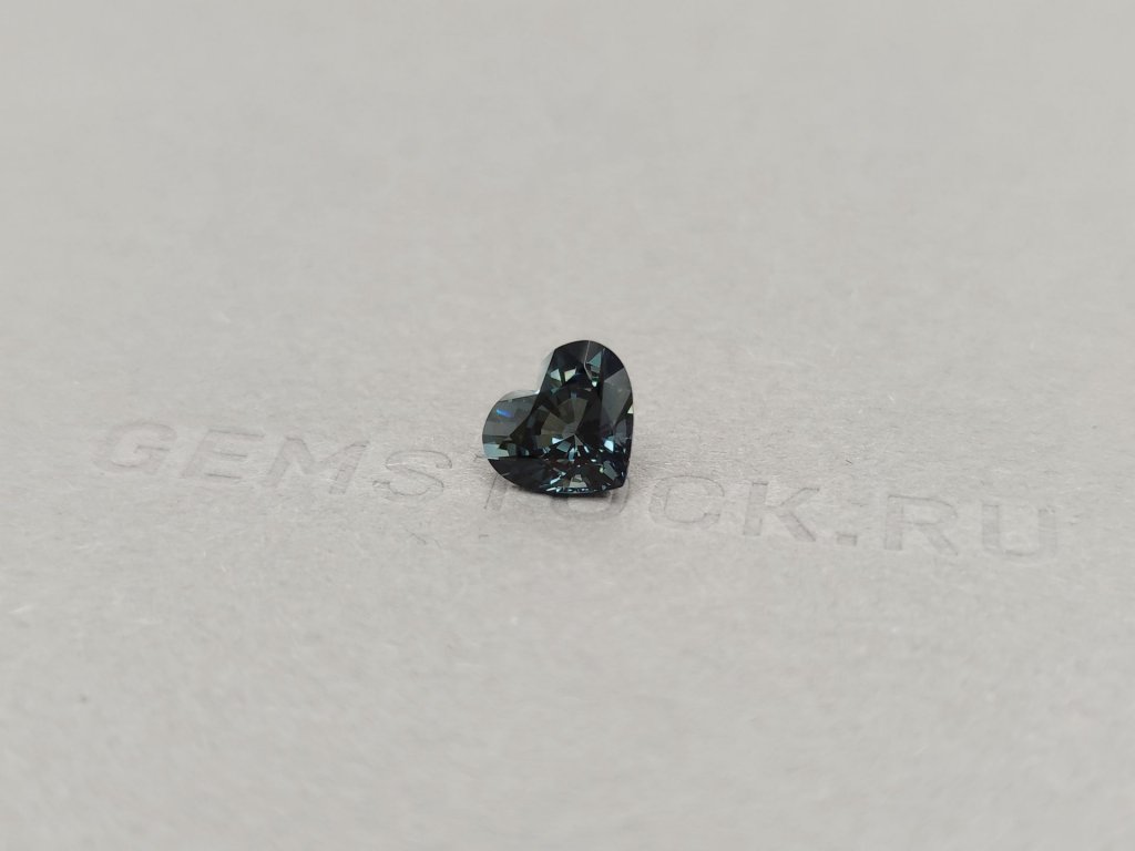 Spinel blue with a greenish tint 2.01 ct, Burma Image №3