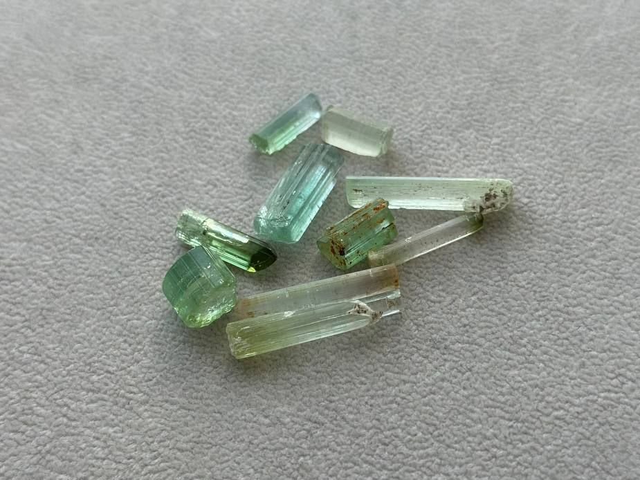 Lot #2 Raw Tourmalines from Afghanistan 45.47 ct 10 pcs Image №3