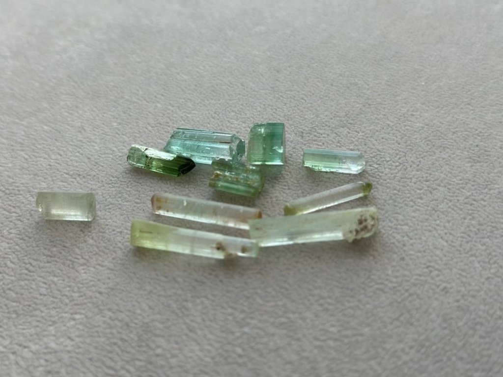 Lot #2 Raw Tourmalines from Afghanistan 45.47 ct 10 pcs Image №5