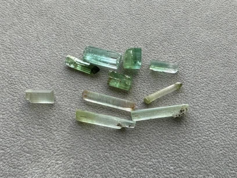 Lot #2 Raw Tourmalines from Afghanistan 45.47 ct 10 pcs Image №6