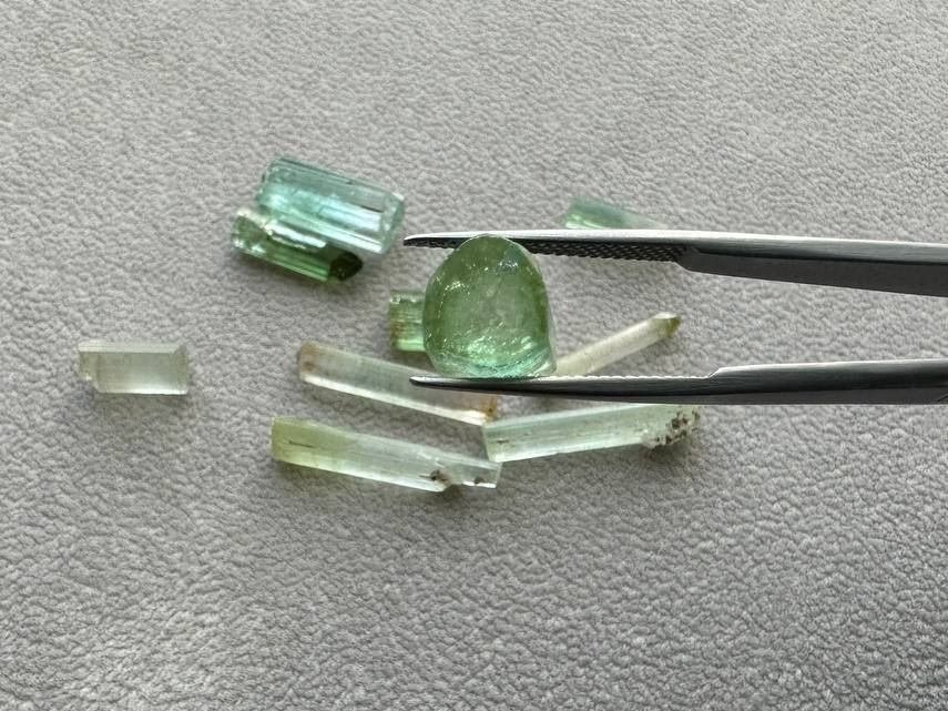 Lot #2 Raw Tourmalines from Afghanistan 45.47 ct 10 pcs Image №8