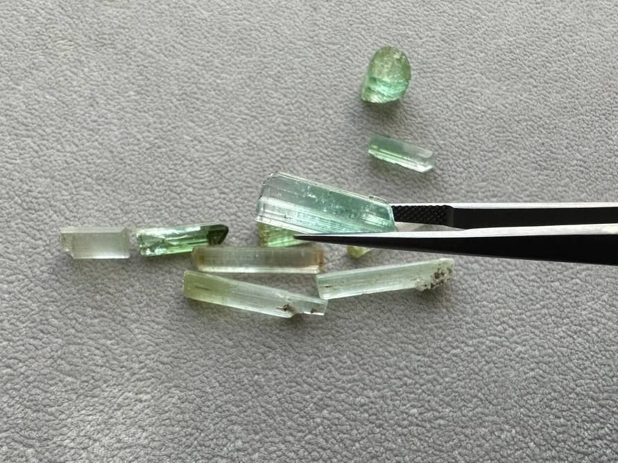 Lot #2 Raw Tourmalines from Afghanistan 45.47 ct 10 pcs Image №9