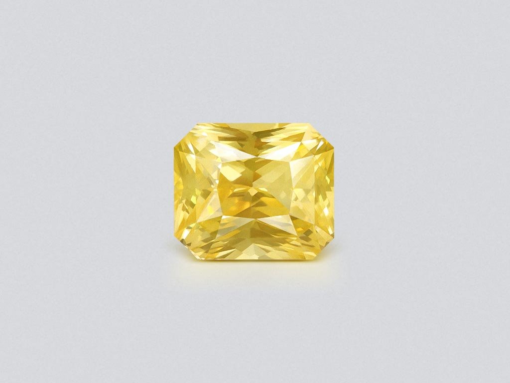 Untreated yellow sapphire in radiant cut 26.29 carats, Sri Lanka Image №1