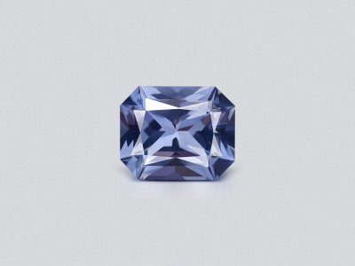 Pastel blue sapphire in radiant cut 0.86 carats, Sri Lanka photo