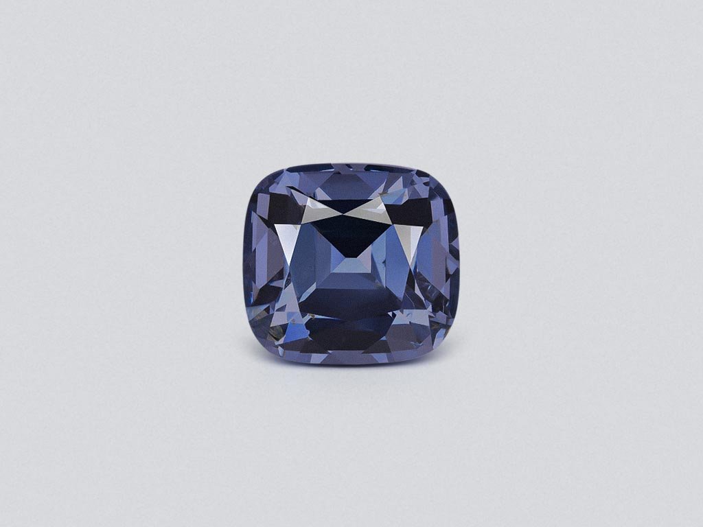 Blue spinel in cushion cut 5.55 carats, Burma Image №1