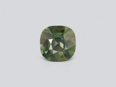Unheated green sapphire in cushion cut 2.13 carats, Madagascar photo