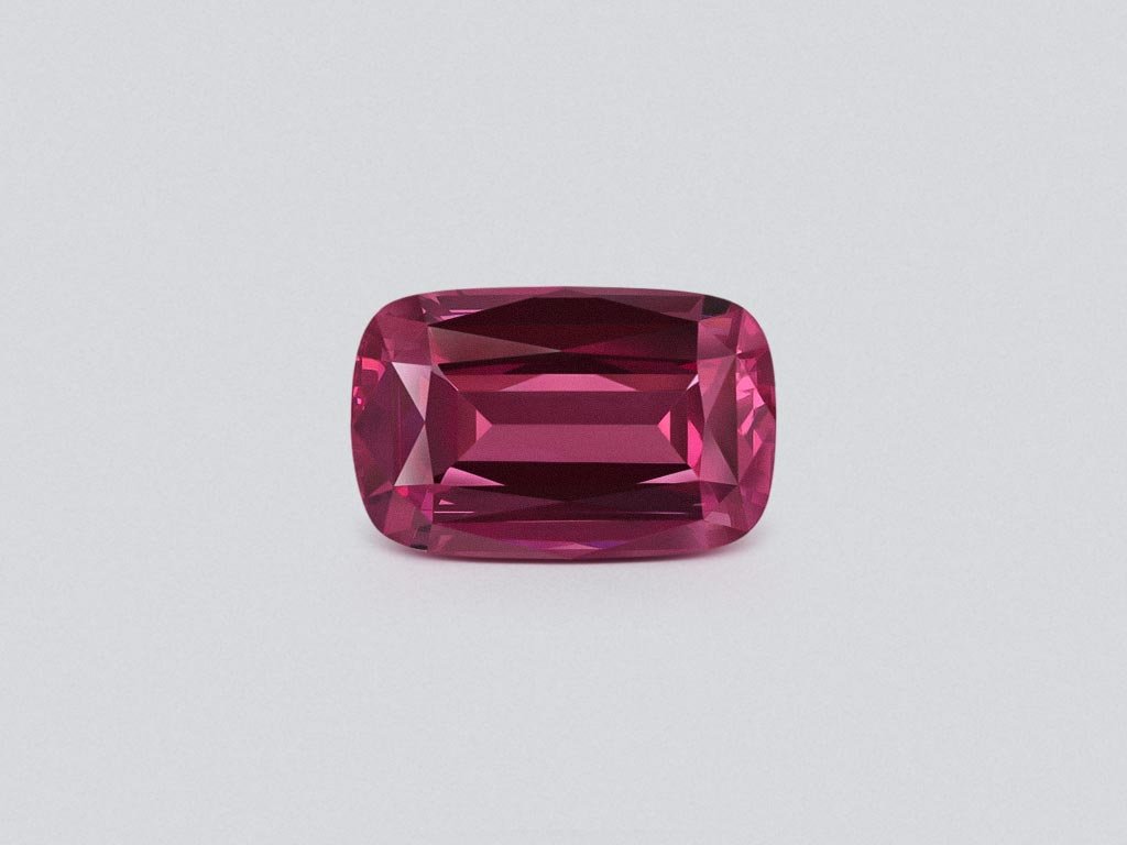 Rhodolite garnet cushion cut 2.46 carats, Tanzania Image №1
