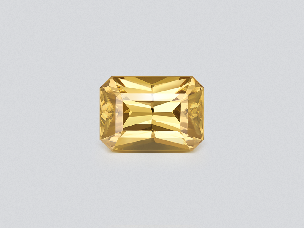 Yellow zircon radiant cut 11.06 carats, Tanzania Image №1